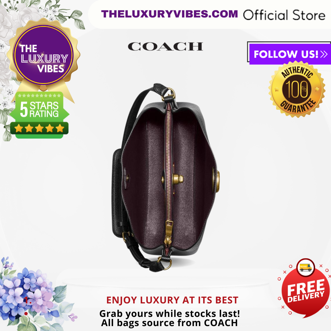 COACH Willow Shoulder Bag B4/Black C2621