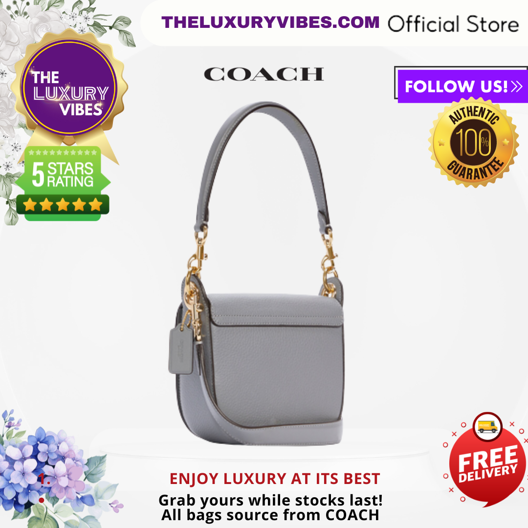 COACH Kleo Shoulder Bag 17 Granite/Grey