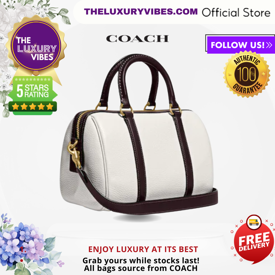 COACH Ruby Satchel 25 In COACH Ruby in Colorblock Chalk