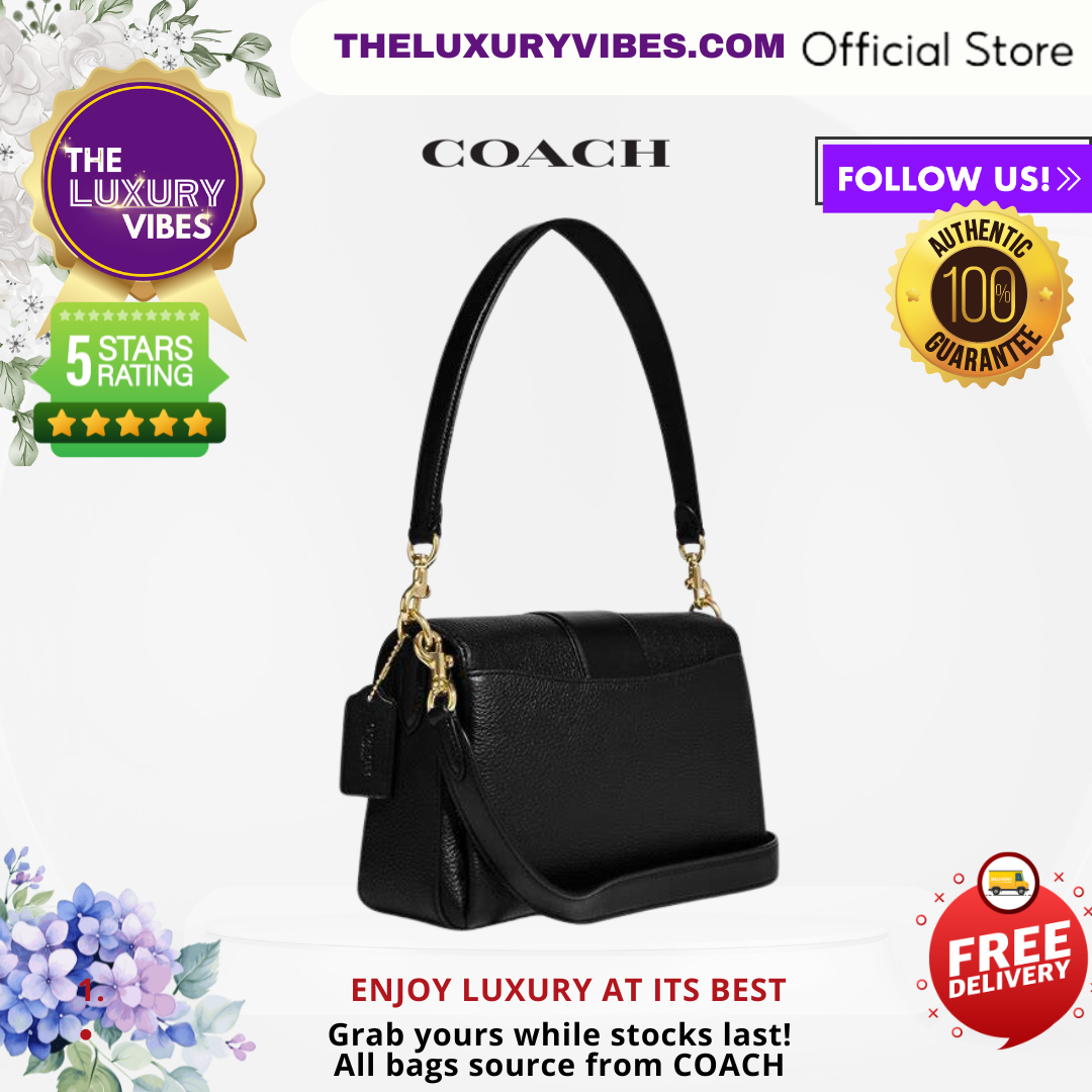 COACH Grace Shoulder Bag Black CC068