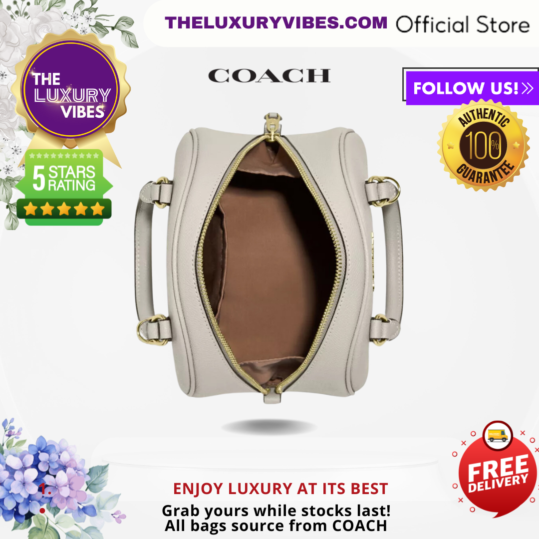 COACH Sydney Satchel in Chalk White CA202