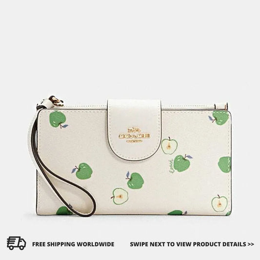 COACH Tech Phone Wallet in Apple Print - www.lasevgi.com