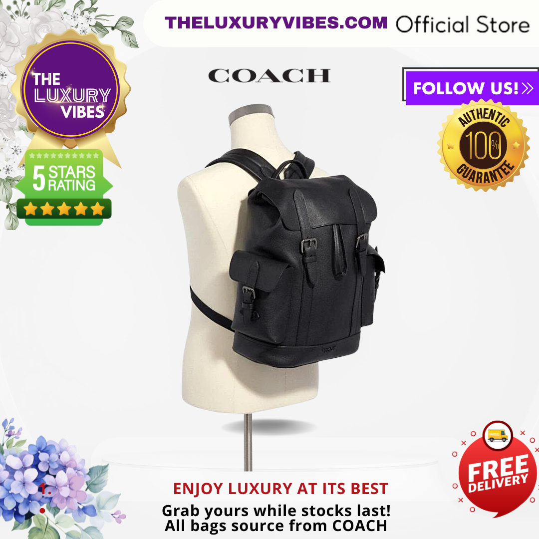 COACH Hudson Backpack in Black