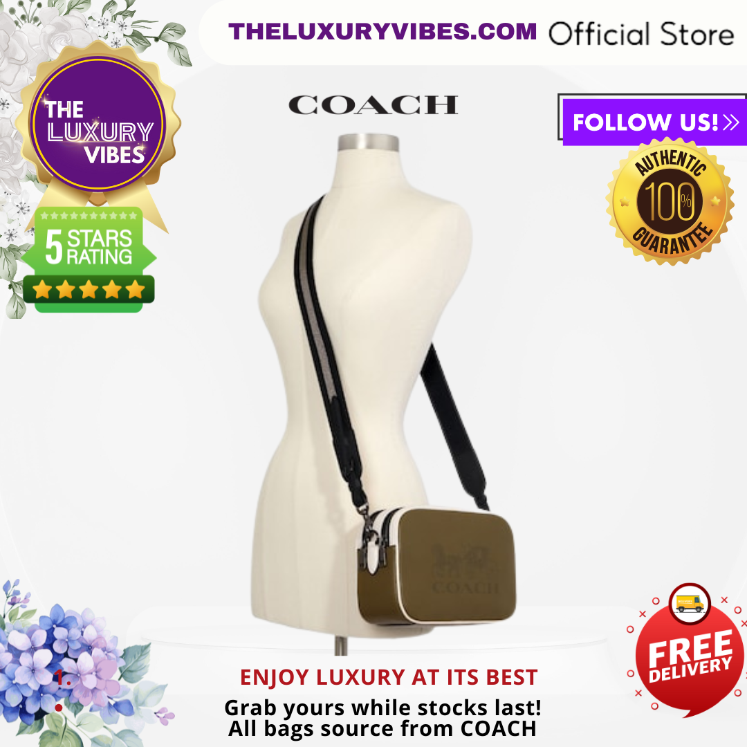 COACH Jes Crossbody In Colorblock -Kelp Multi