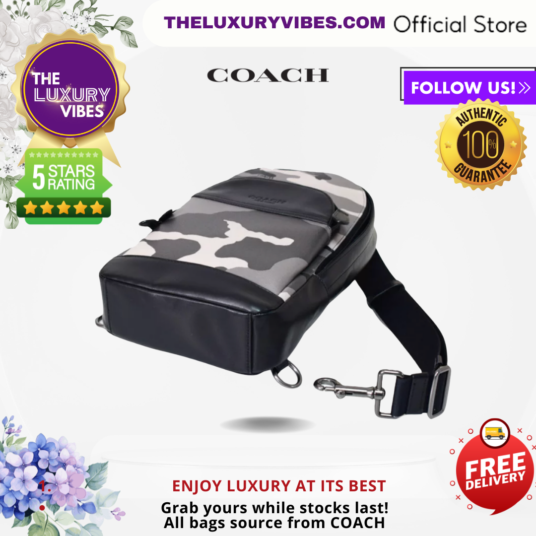 COACH Houston Pack in Camo Print F75879