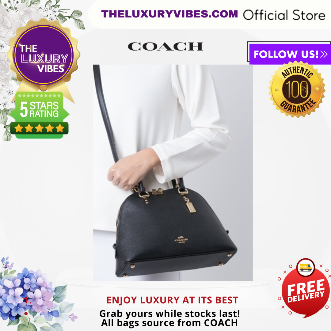 COACH Katy Satchel Black 2553