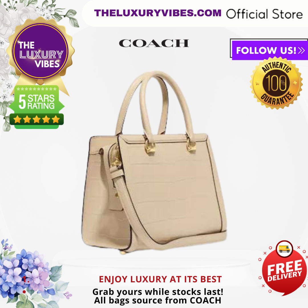 COACH Grace Carryall in Ivory CF389