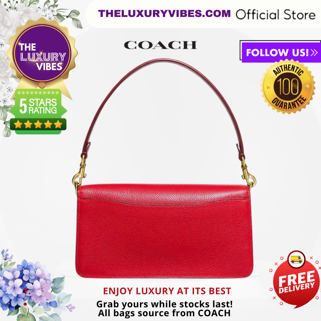 COACH Tabby Shoulder Bag 26 in Red Apple