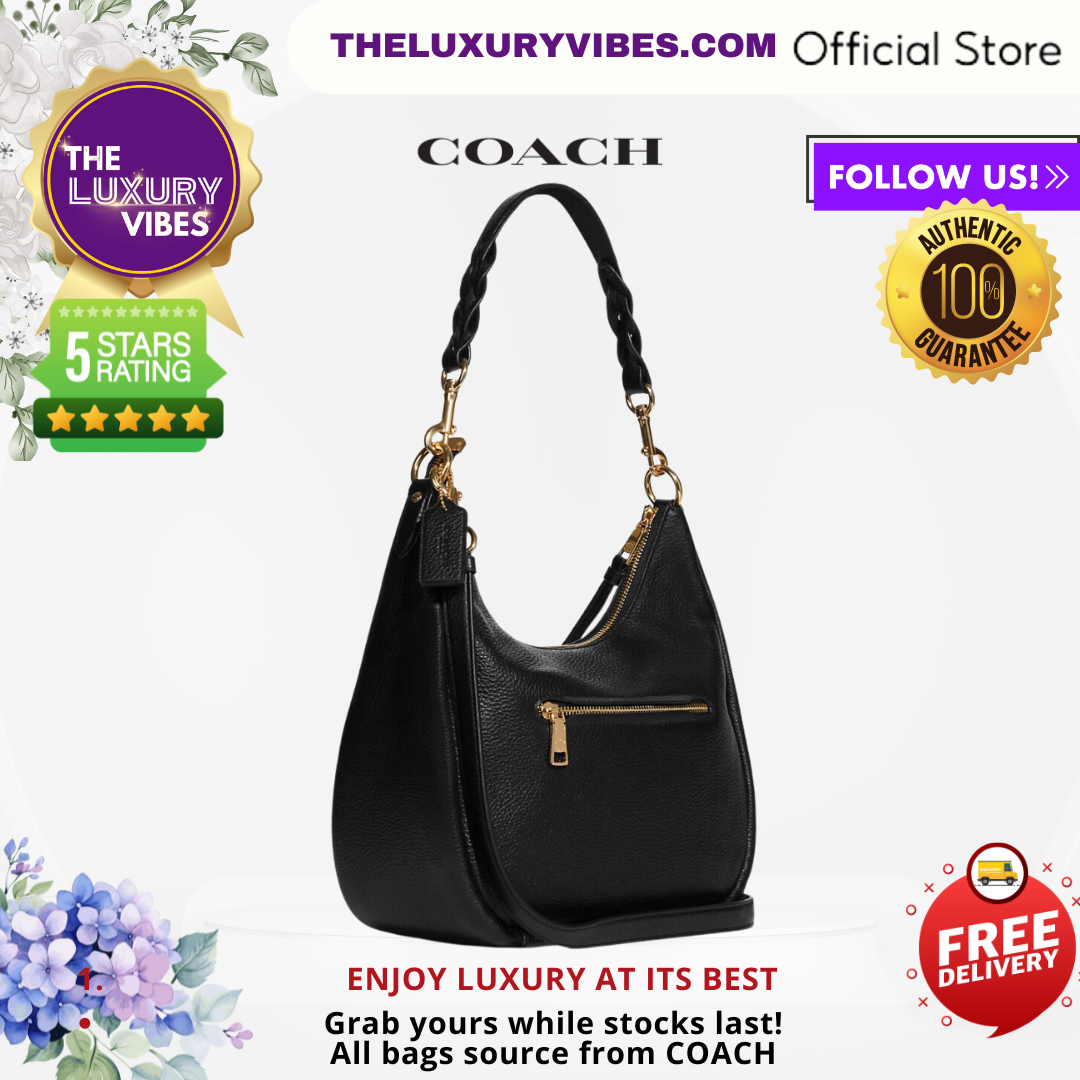 COACH Jules Hobo in Black C9190