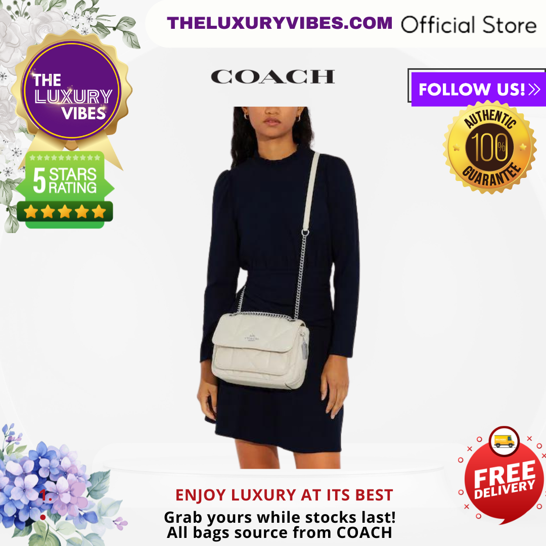 COACH Klare Crossbody 25 with Puffy Diamond White CJ611