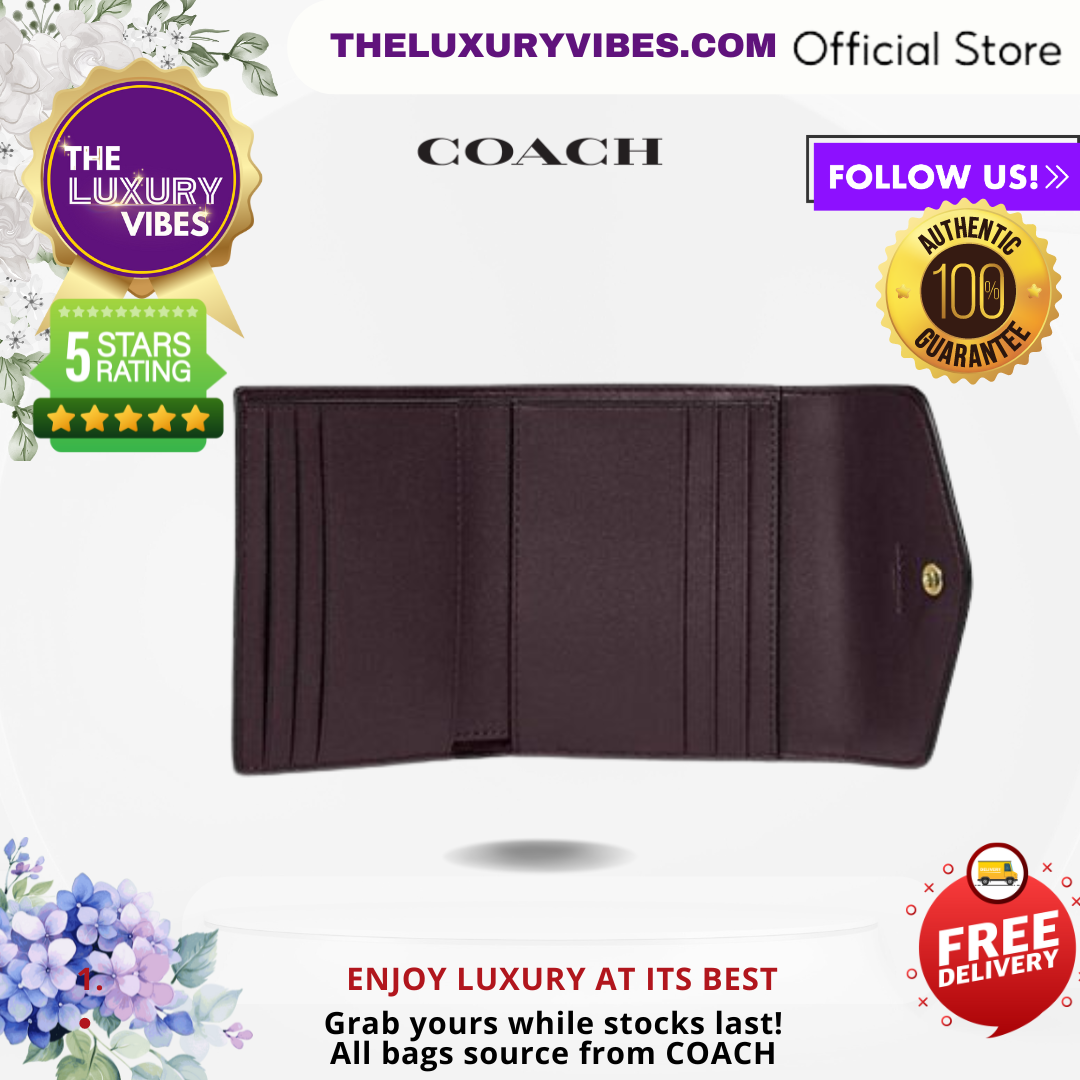 COACH Wyn Small Wallet In Colorblock-Black