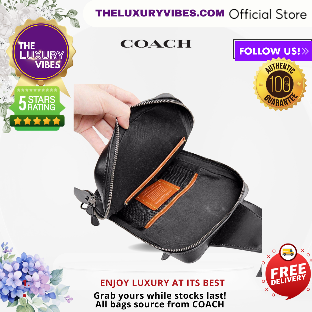 COACH Gotham Pack in Signature Brown C5332