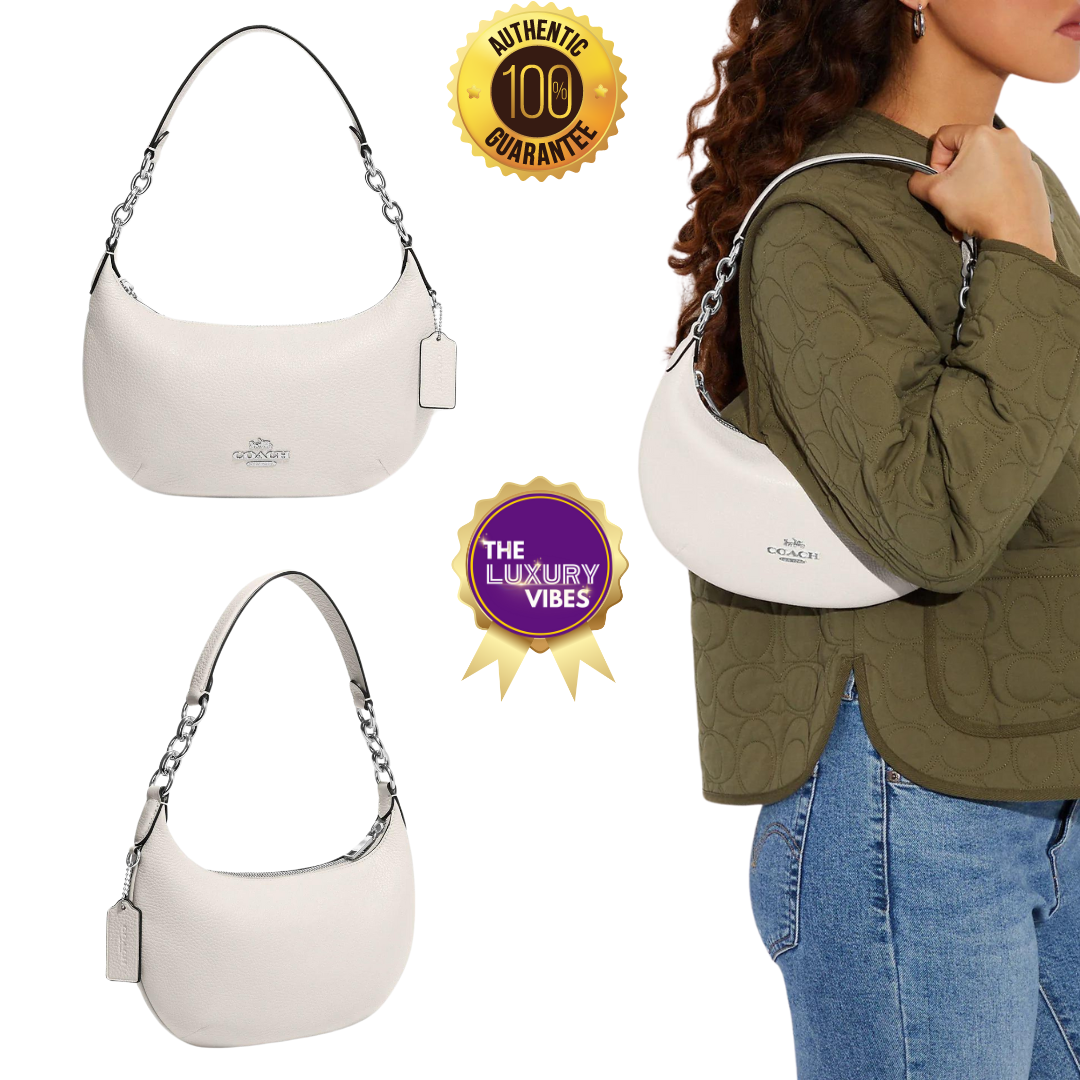 COACH Payton Hobo in White - CE619