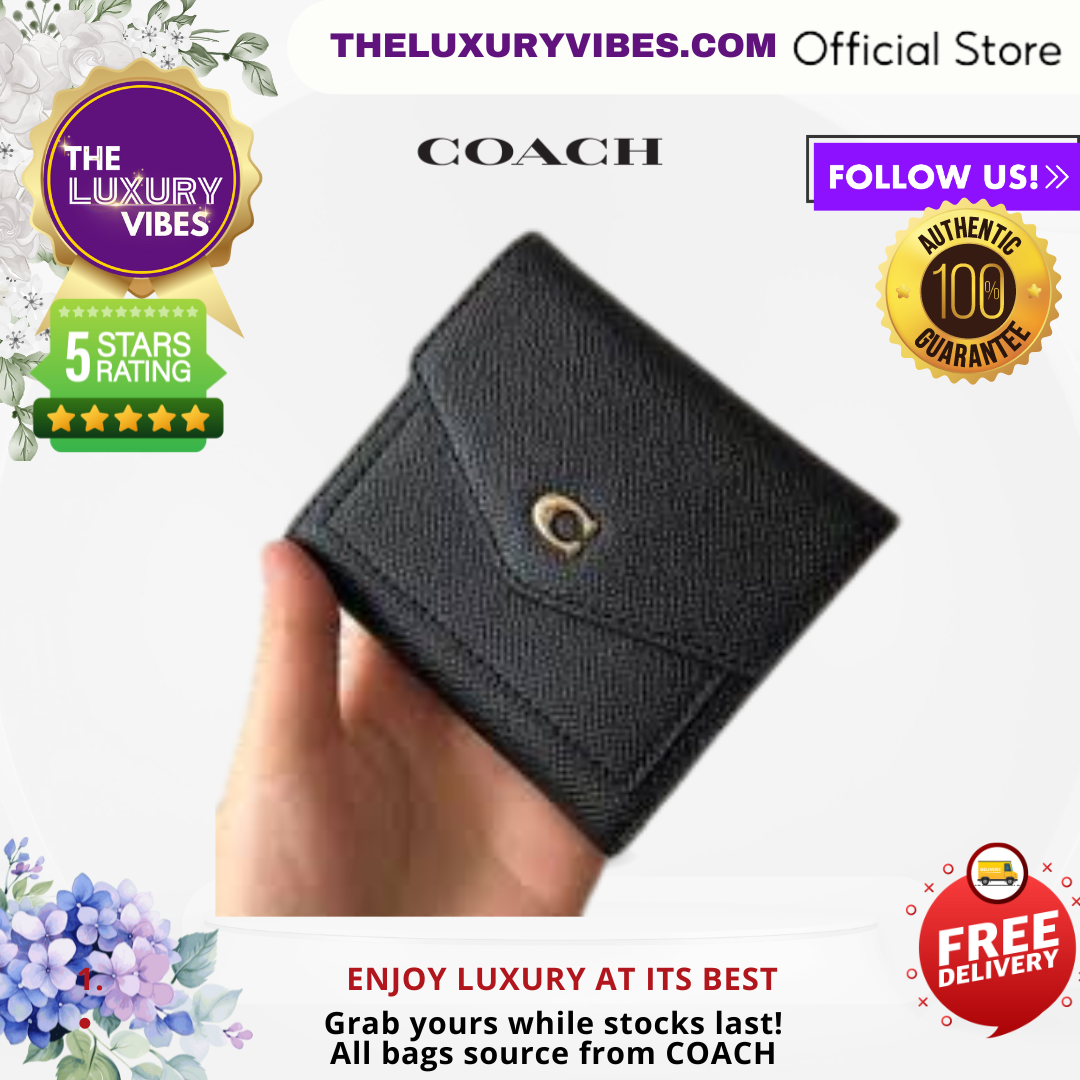 COACH Wyn Small Wallet In Colorblock-Black