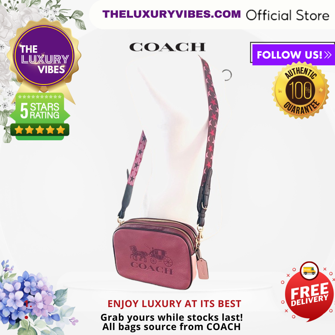 COACH Jes Crossbody In Colorblock -Pink