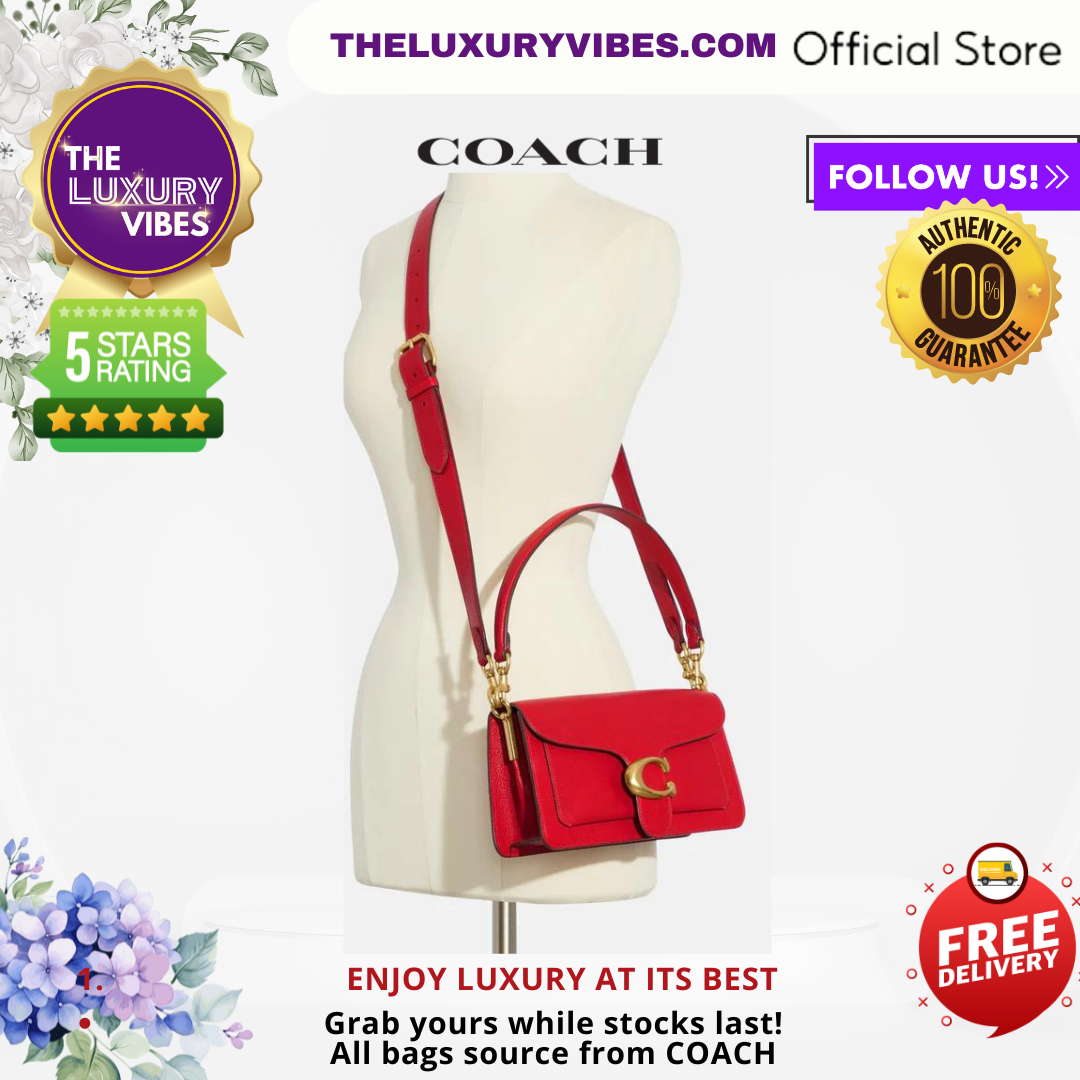 COACH Tabby Shoulder Bag 26 in Red Apple