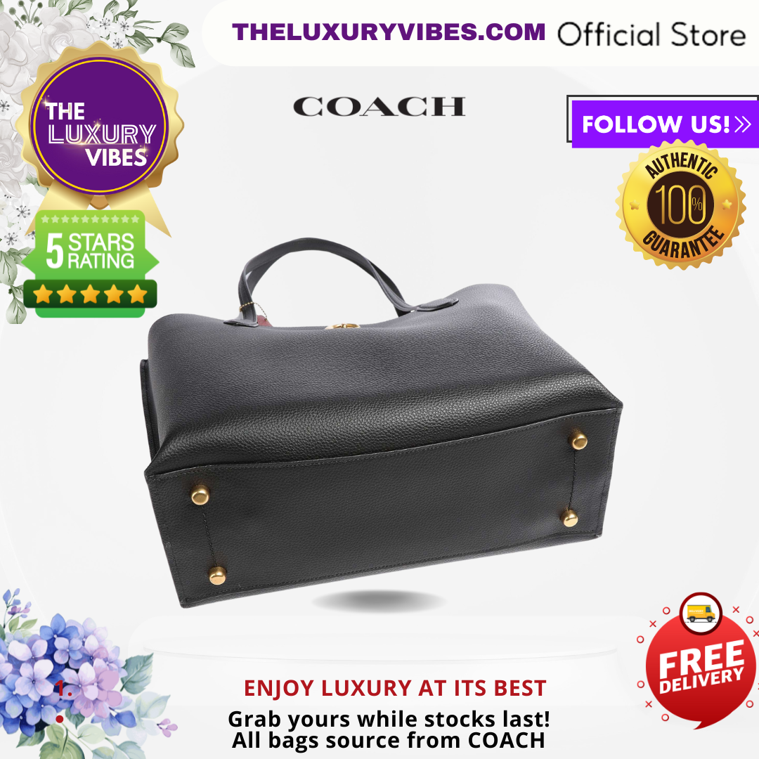 COACH Willow Tote Bag in Black C0689