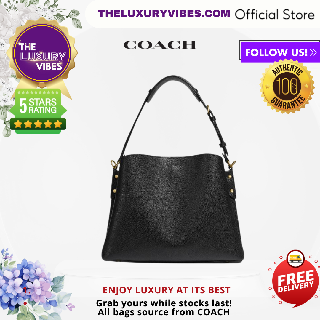 COACH Willow Shoulder Bag B4/Black C2621