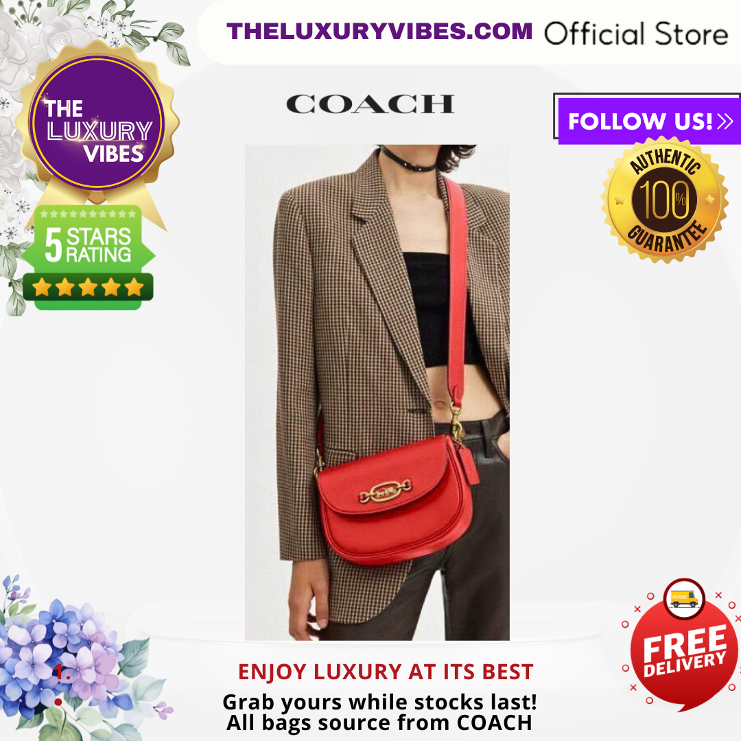 COACH Harley Shoulder bag in Red CM705