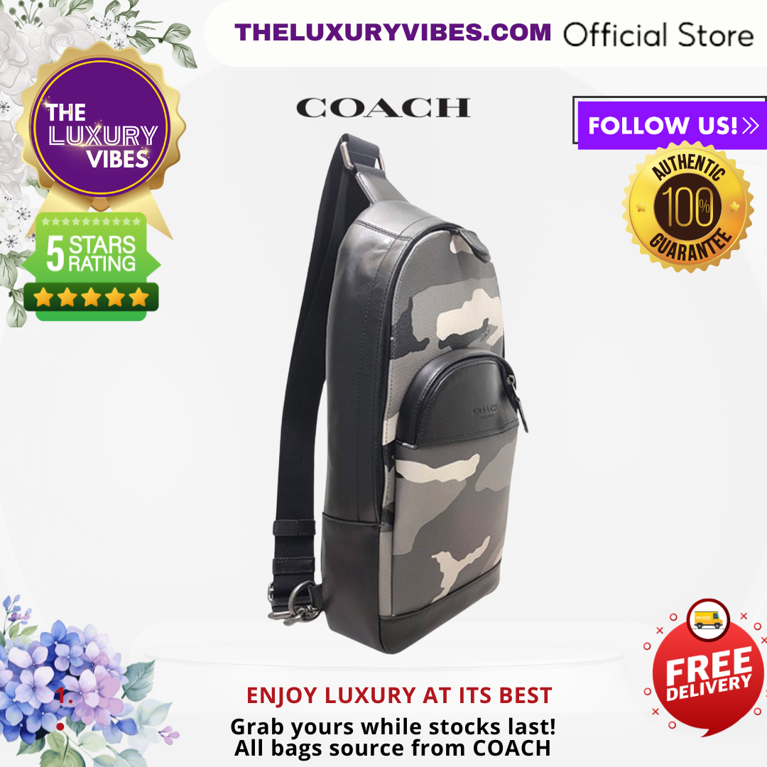 COACH Houston Pack in Camo Print F75879