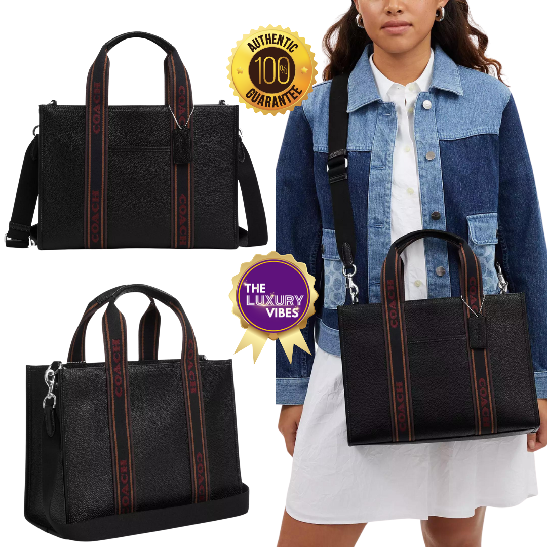 COACH Smith Tote in Black Multi CM067