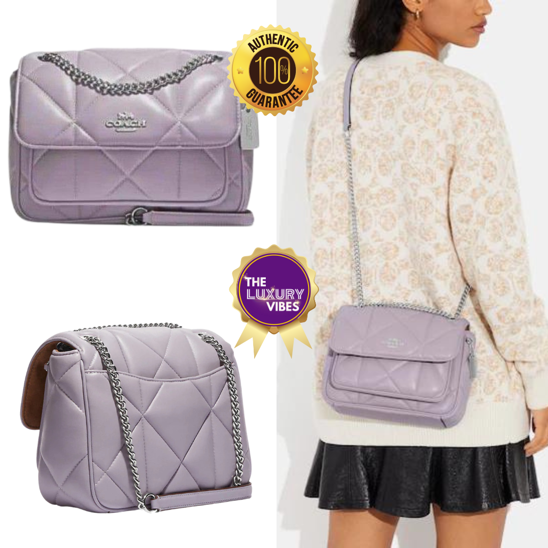 COACH Klare Crossbody 25 with Puffy Diamond Purple CJ611