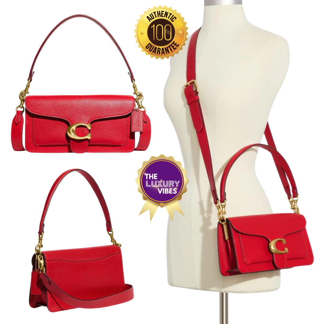 COACH Tabby Shoulder Bag 26 in Red Apple