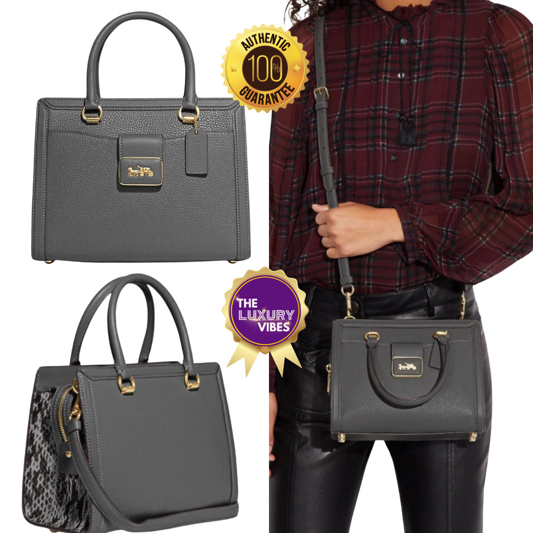 COACH Grace Carryall in Granite CE606