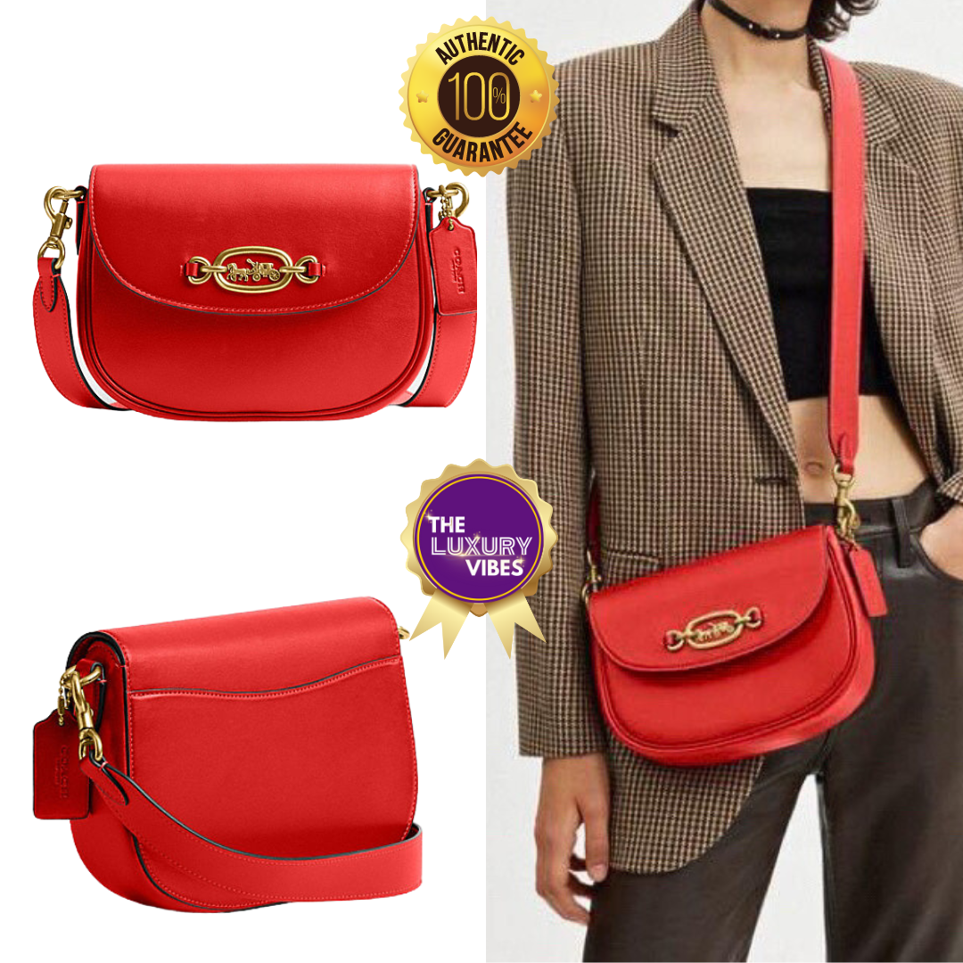 COACH Harley Shoulder bag in Red CM705