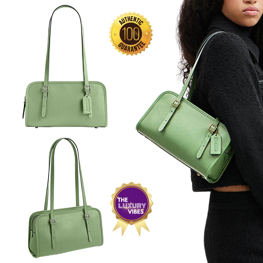 COACH Swing Zip In Light Green CM565