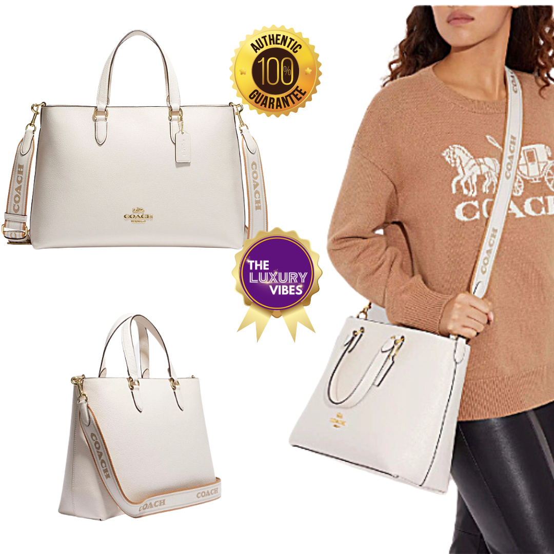 COACH Logan Carryall in Chalk/White CH251