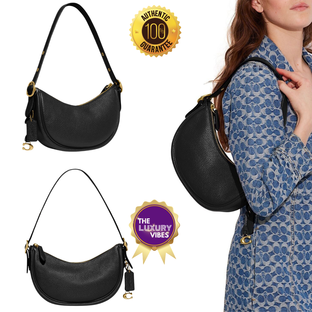 COACH Luna Shoulder Bag in Black CC439