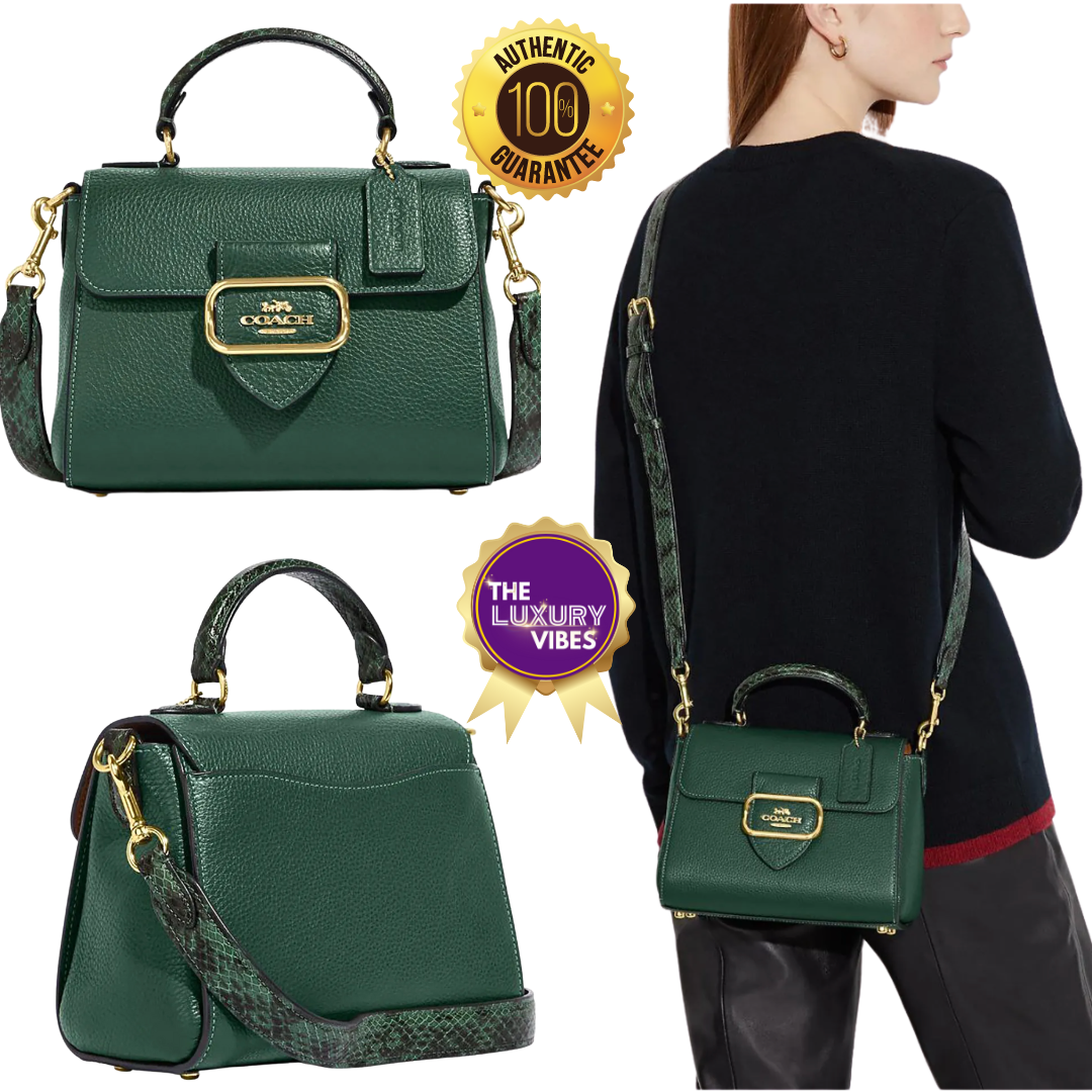 COACH Morgan Top Handle Satchel in EVERGLADE MULTI CE568