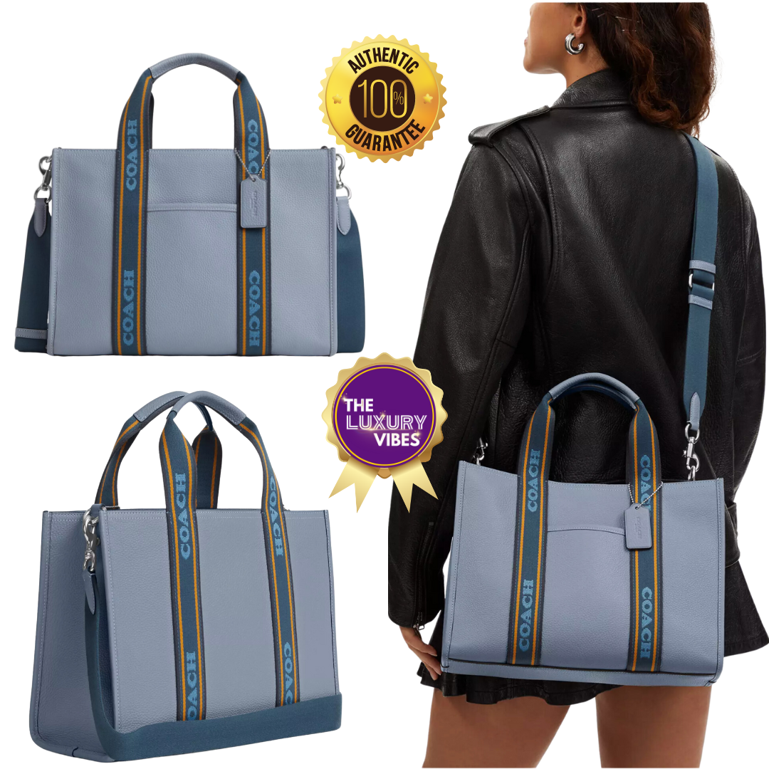 COACH Smith Tote in Grey Mist Multi CM067