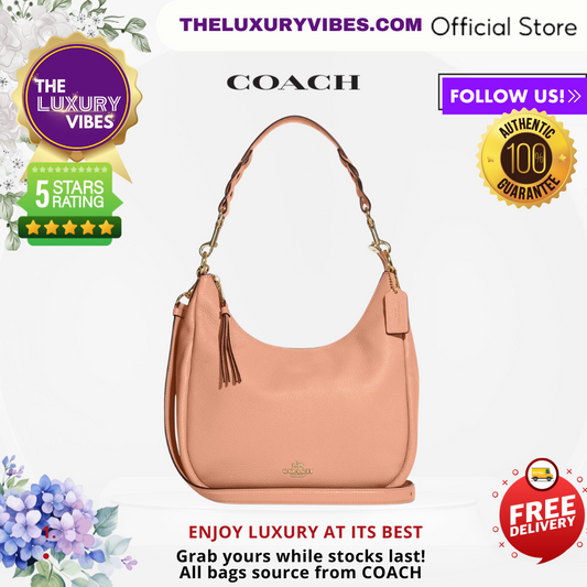 COACH Jules Hobo in Pink Faded Blush C9190